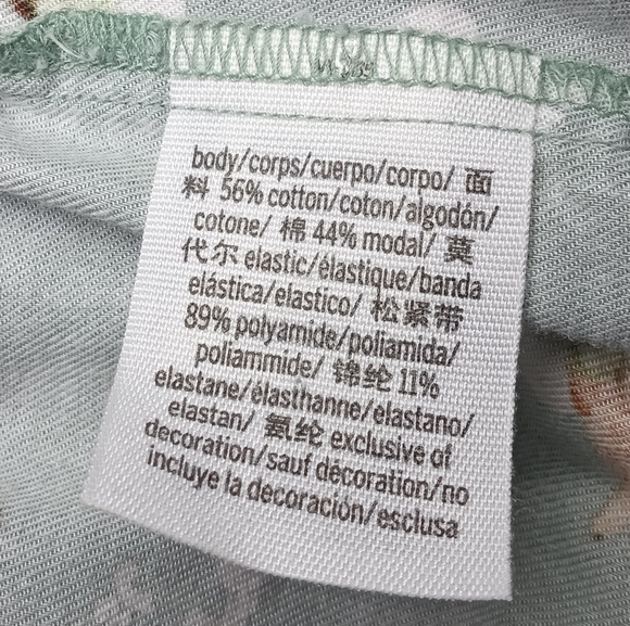 PINK VS | Green "Self Care Comes First" Spa Puppy Sleep Shorts | XL - Picture 4 of 5